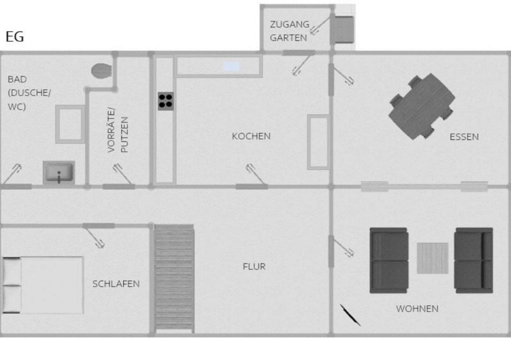 Ferienhaus Rote Sau - B&B
