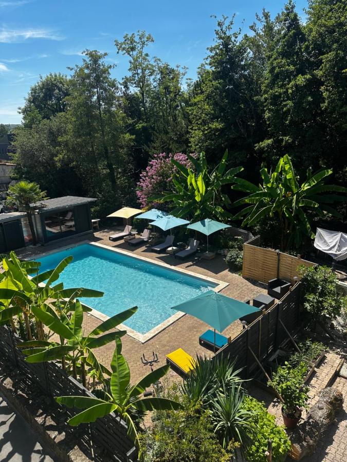 Le Havre de paix vue sur piscine - B&B