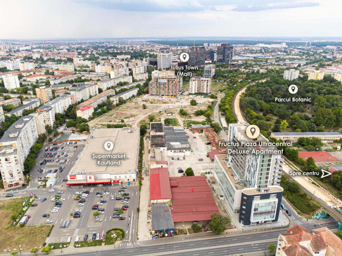 Fructus Plaza ULTRACENTRAL - DeLuxe Apartment PLUS FREE Parking - Bed and Breakfast Timişoara
