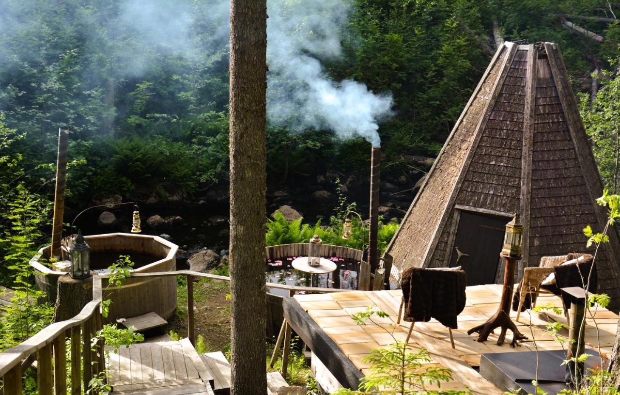 Glamping med Badtunna - Chambres d’hôtes Hassela