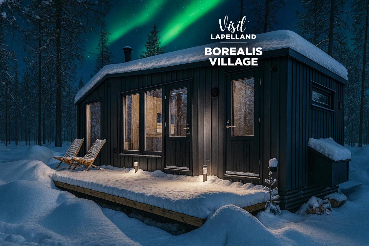Visit Lapelland - Borealis Village with a Nature View, Fireplace, Sauna, Kitchen - Bed and Breakfast Muonio