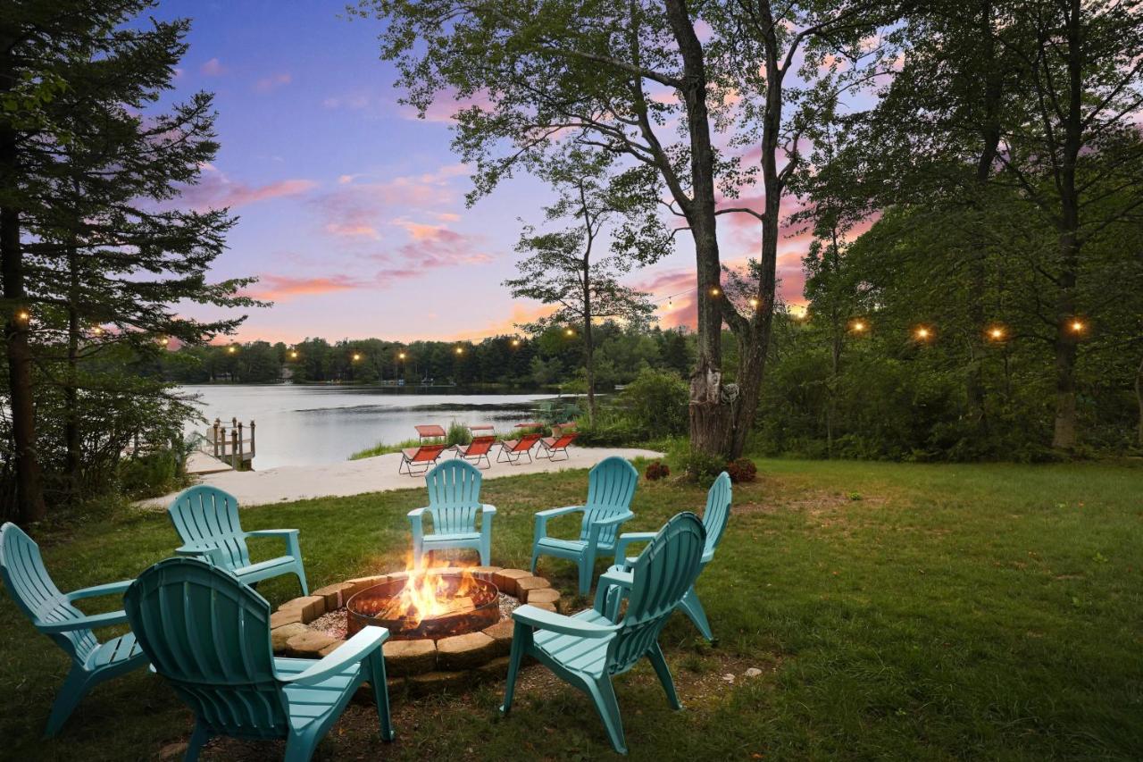 Luxe Lake House with Private Beach in Pocono Summit - B&B Pocono Summit