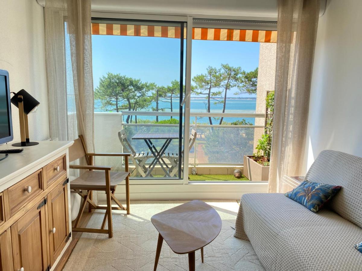 A146 2 pieces luminuex vue mer parking Moulleau - B&B Arcachon