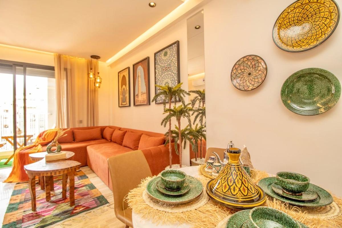 AS29 studio luxueux au centre casablanca Tramway Parking free - B&B Casablanca