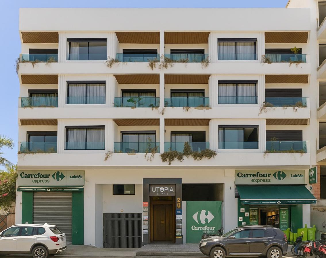 Utopia Stays - Appartement Lumineux Avec Terrasse - Chambres d’hôtes Casablanca