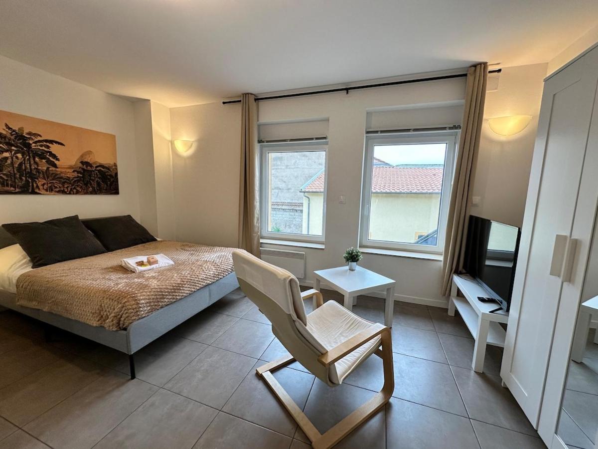 M 104 studio Palm Nest cosy et calme proche Metz - B&B Woippy