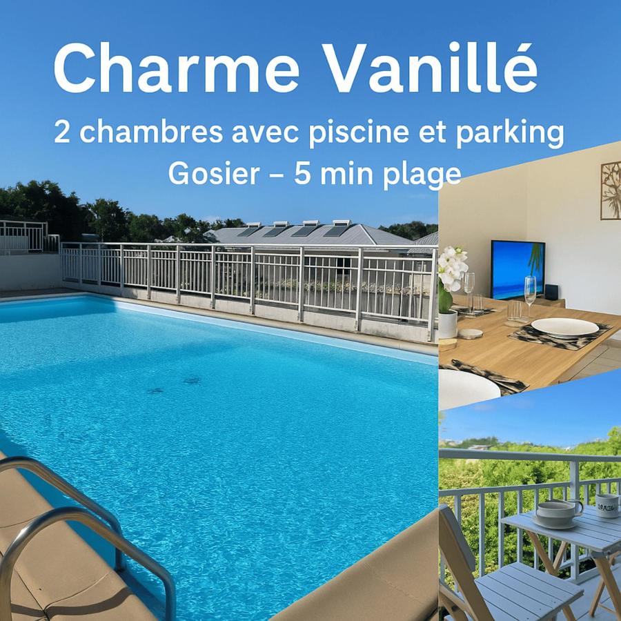 Charme Vanillé 2 chambres avec piscine et parking Gosier 5 min plage - Ferienwohnung Le Gosier