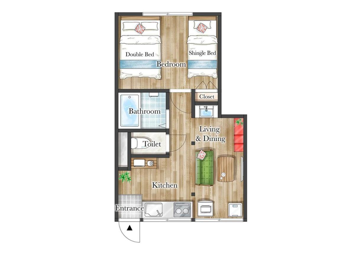 長期ステイ歓迎 ポップ ディズニー風 TDR スカイツリー好アクセス 定員3名 東京駅10分 駐車場予約 送迎有 HOTEL DREAM MUSIC Tōyōchō japanese-pop - Bed and Breakfast Tokio