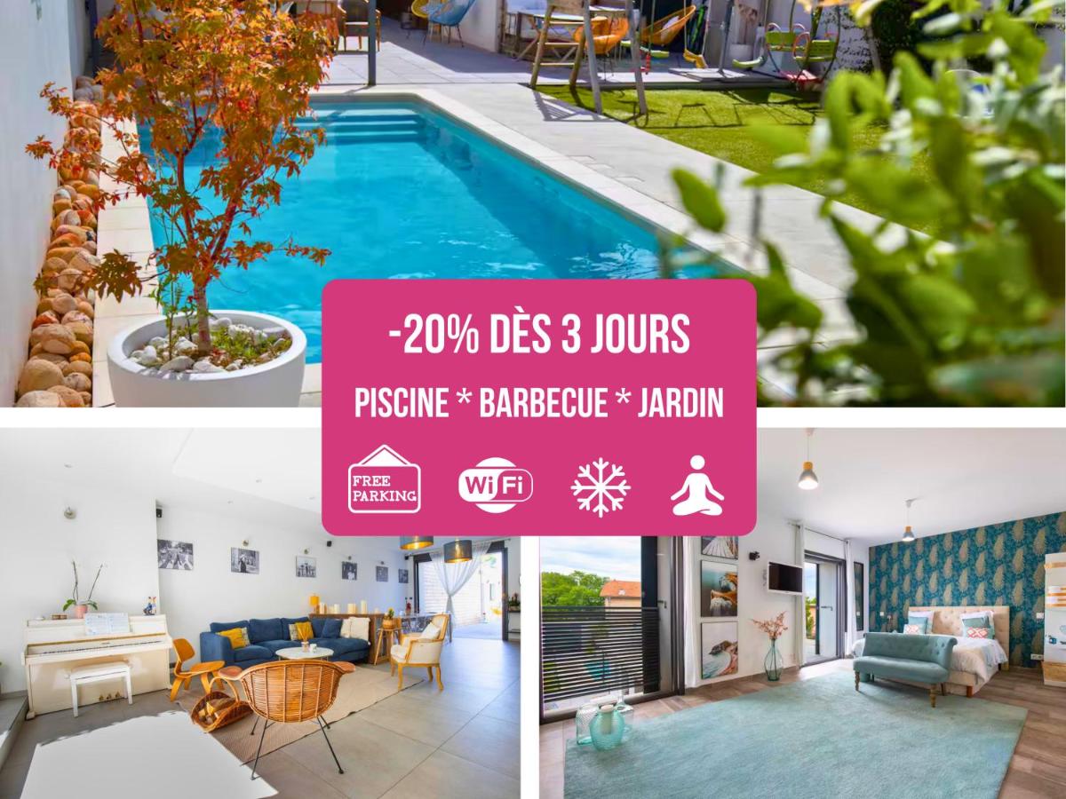Idéal Familles & Groupes - 10min Avignon - 5min Gare - Grand jardin clos - Parking gratuit - Au calme - Maison haut de gamme - Entièrement climatisé - "Chacun son espace" - B&B