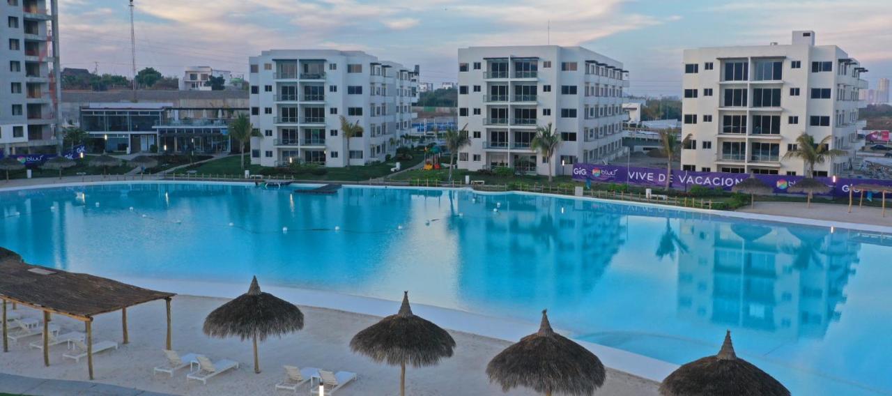 Mazablue depa en laguna con playas artificiales - Chambres d’hôtes Mazatlán
