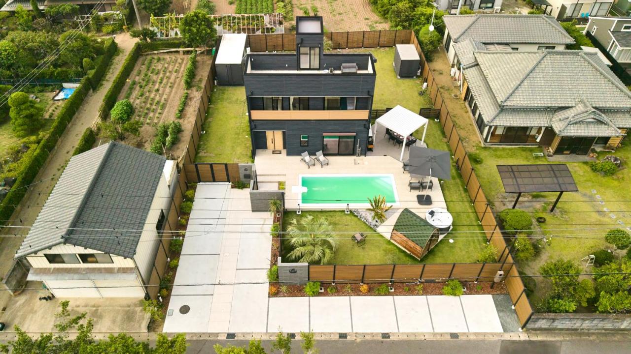 Color Bee Villa 99 海の見える貸別荘,プライベートプール, サウナ, ジャグチ,ドッグラン,BBQ付き - Chambres d’hôtes Ushigome