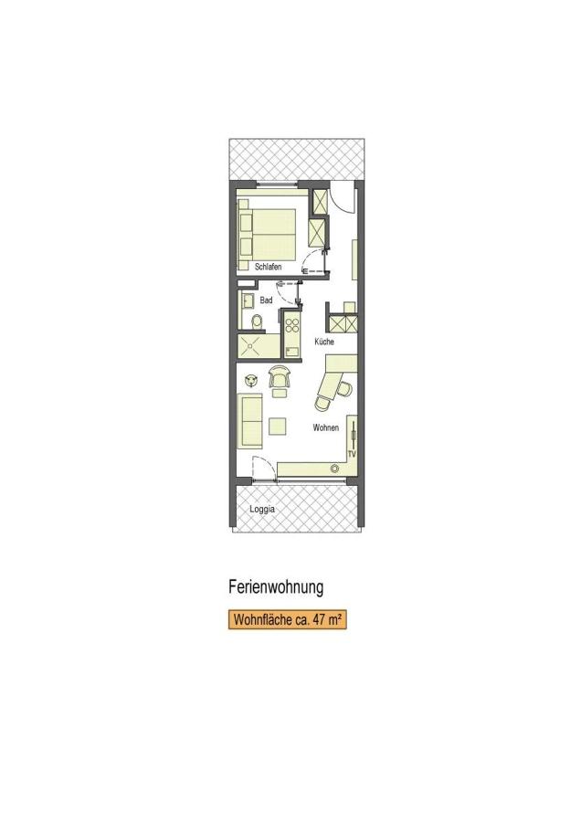 Ferienwohnung Deck7 - Bed and Breakfast Borkum
