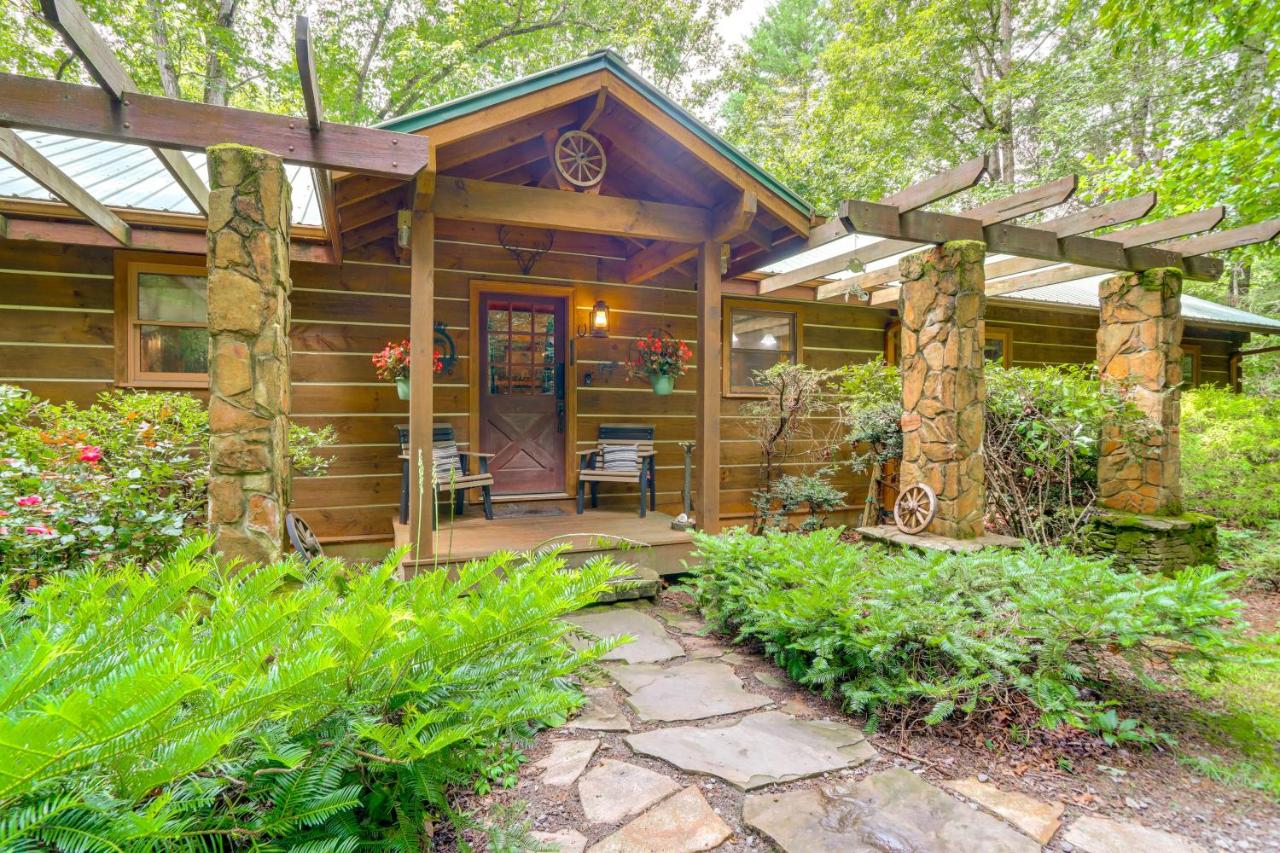 Drifting Feather Mountain Cabin Waterfront Deck - B&B Blue Ridge