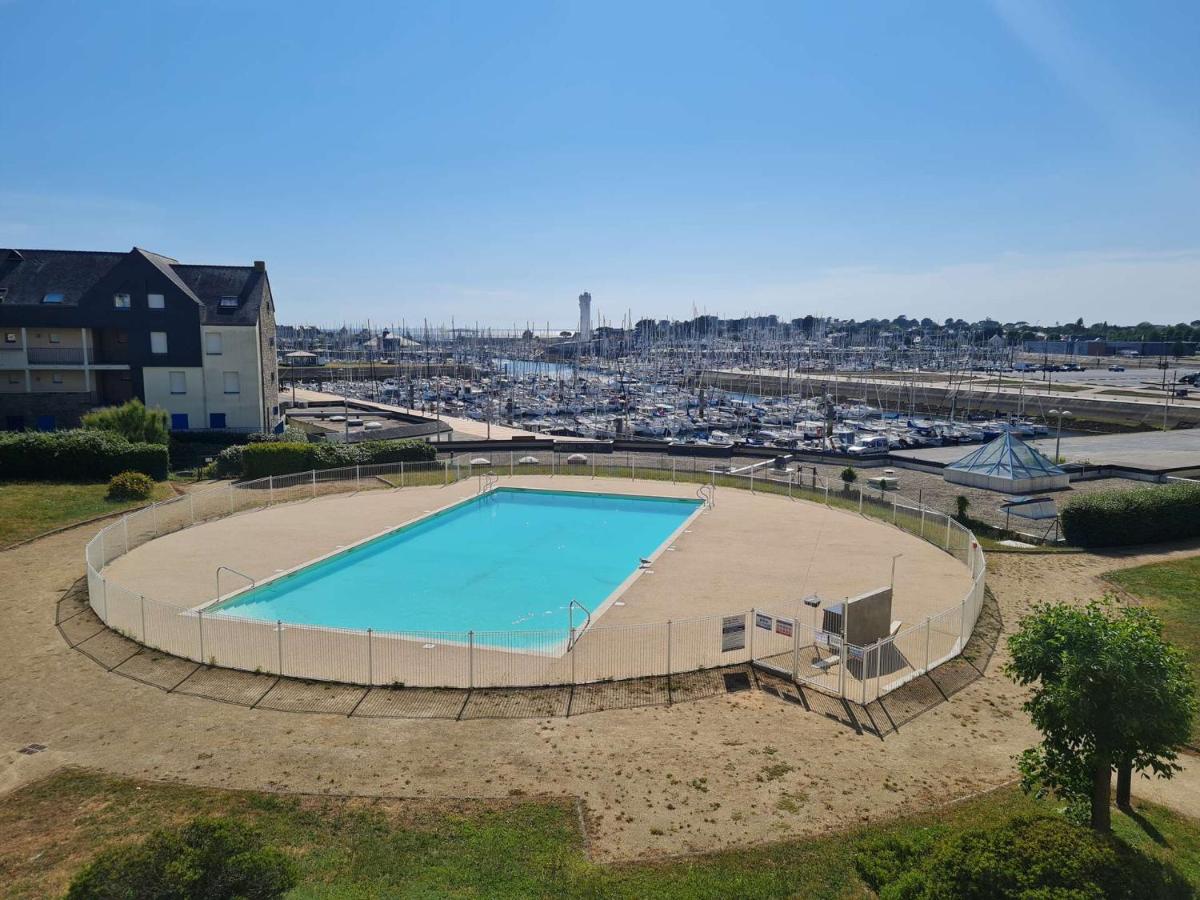 Ref 096 - Appartement T3 pour six personnes vue mer résidence avec piscine - Chambres d'hôtes Arzon