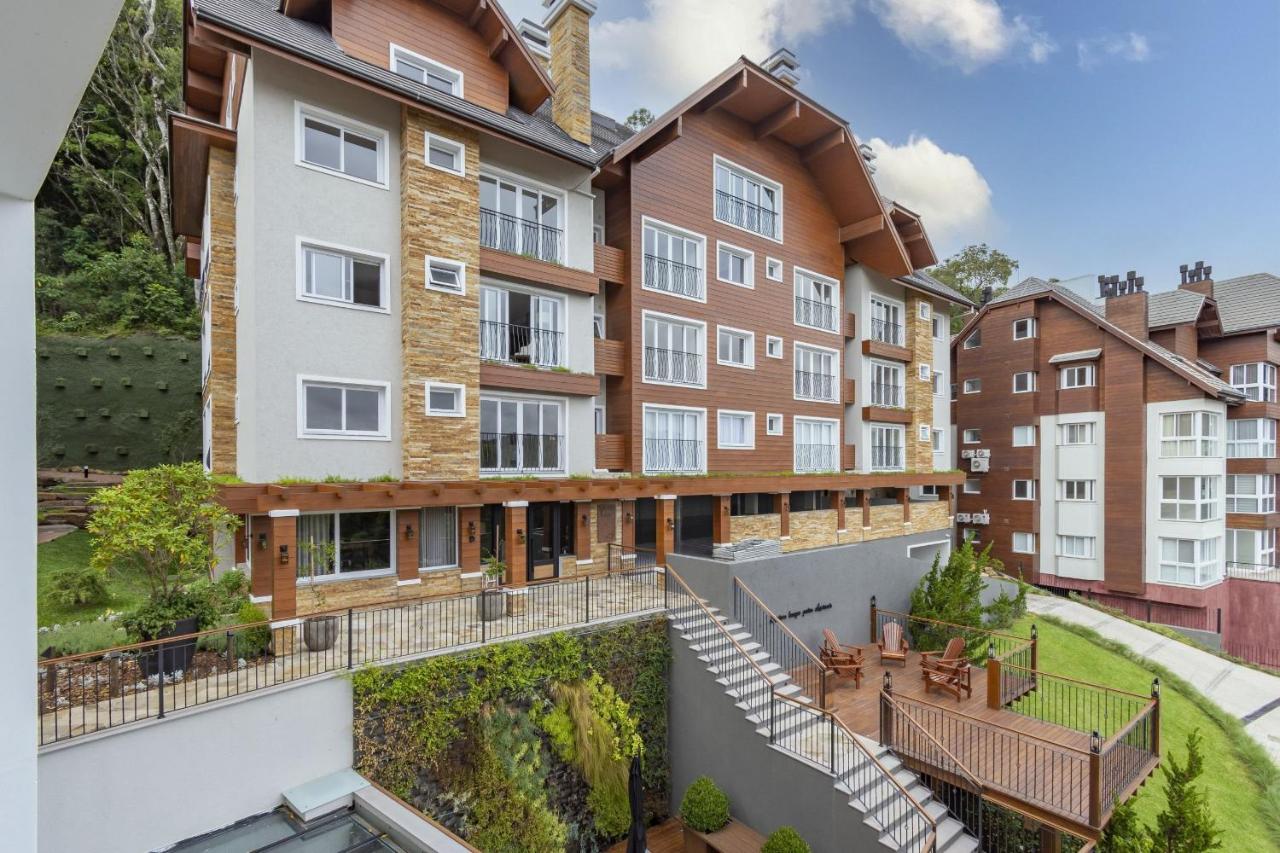 Rosa Edifício Vivendas do Bosque - Ferienwohnung Gramado