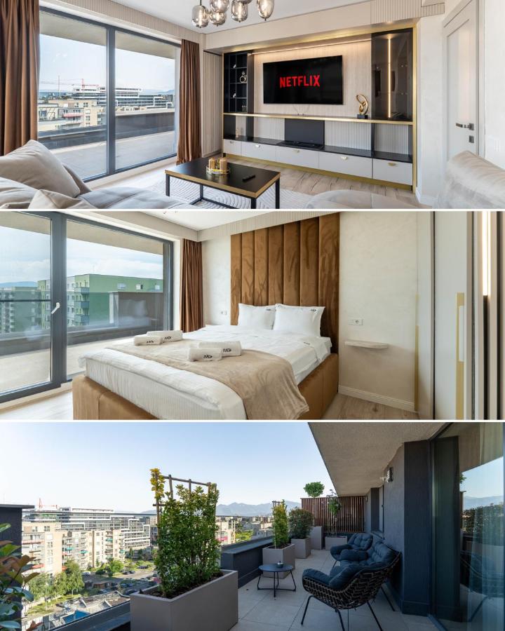MoHost Valcom - Skyline Penthouse Escape - Chambres d'hôtes Braşov