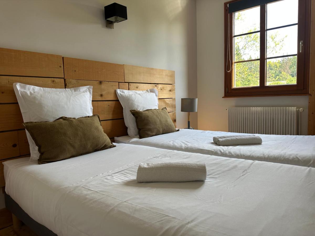 Chambre Lits Jumeaux avec Salle de Bains Privative Séparée