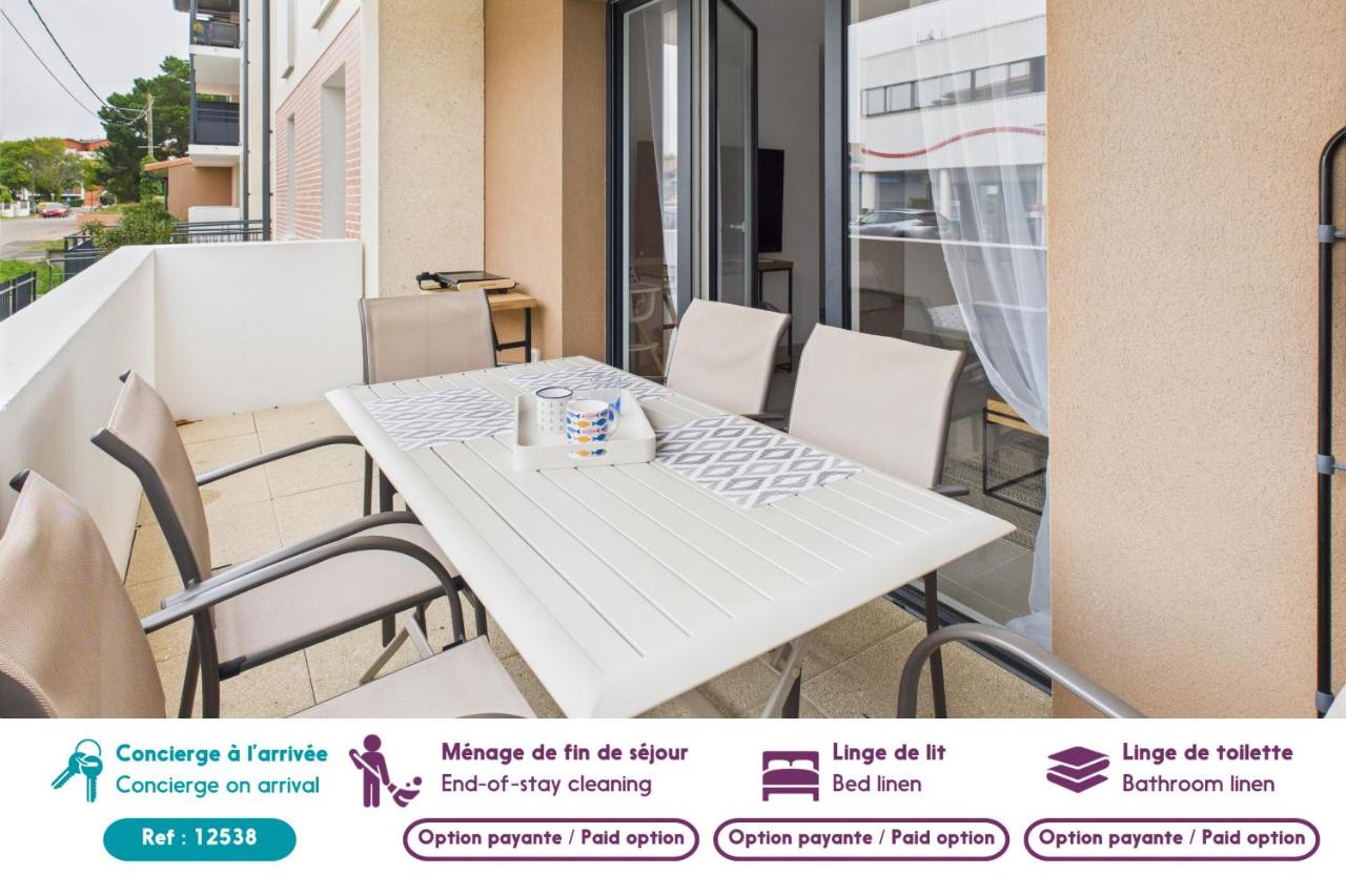 Plein centre - Appart pour 6 avec balcon - B&B La Teste-de-Buch