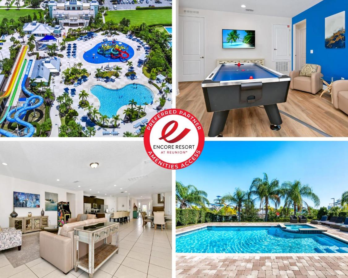 Vibrant Home Near Disney With Private Pool, Waterpark And Resort Acces At Encore Resorts Reunion - 221Fl - Chambres d’hôtes Kissimmee