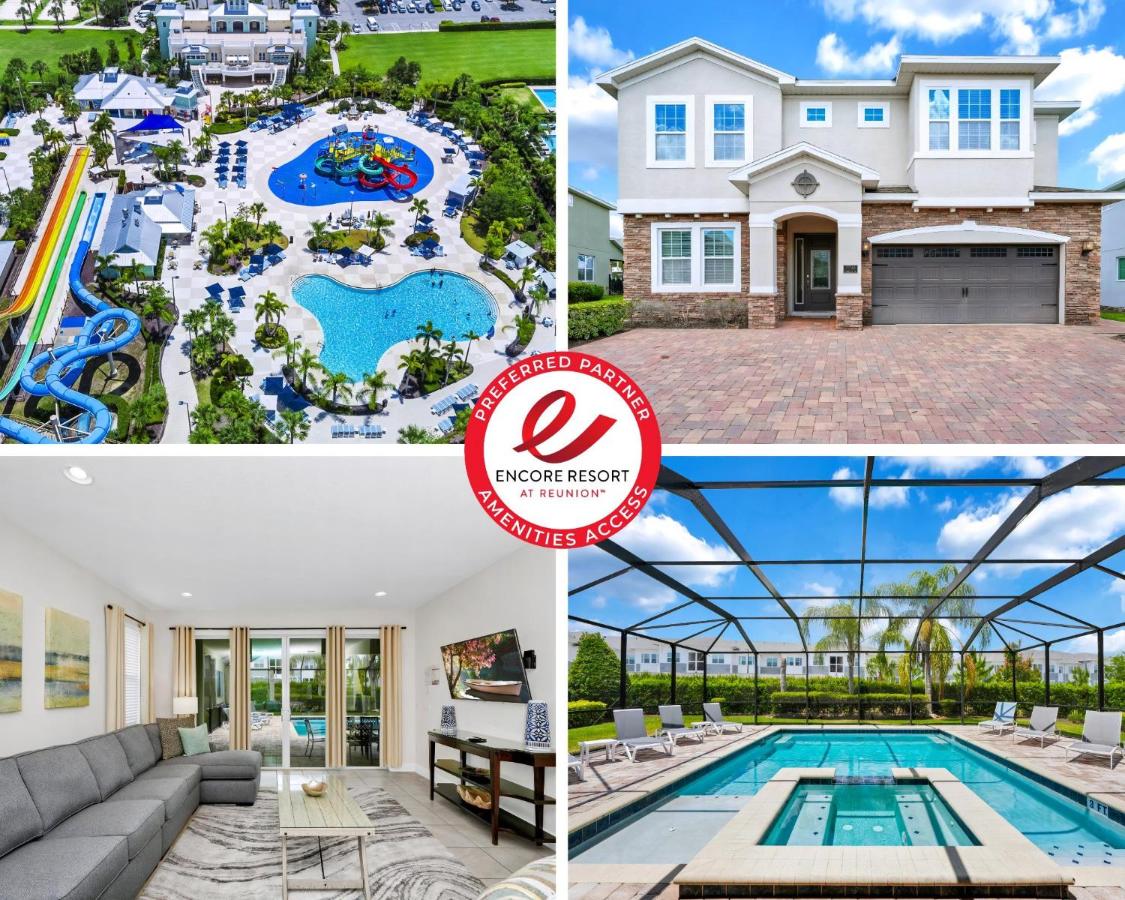 Spacious Home With Private Pool Near Disney With Waterpark & Resort Access At Encore Resort - 7720Ff - Bed and Breakfast Kissimmee