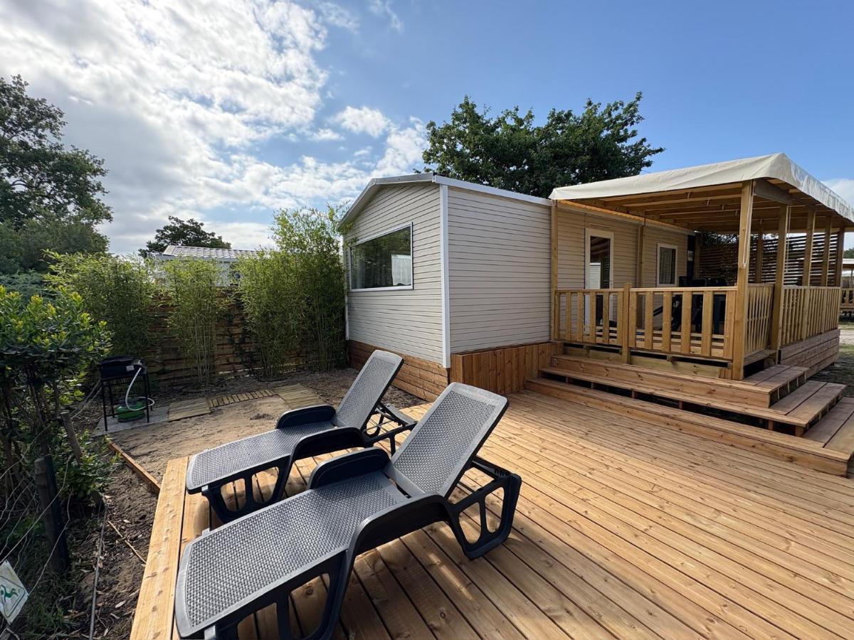 Mobilhome haut de gamme avec vue exceptionnelle sur le Bassin Arcachon - 6 Personnes - Chambres d'hôtes Lège-Cap-Ferret