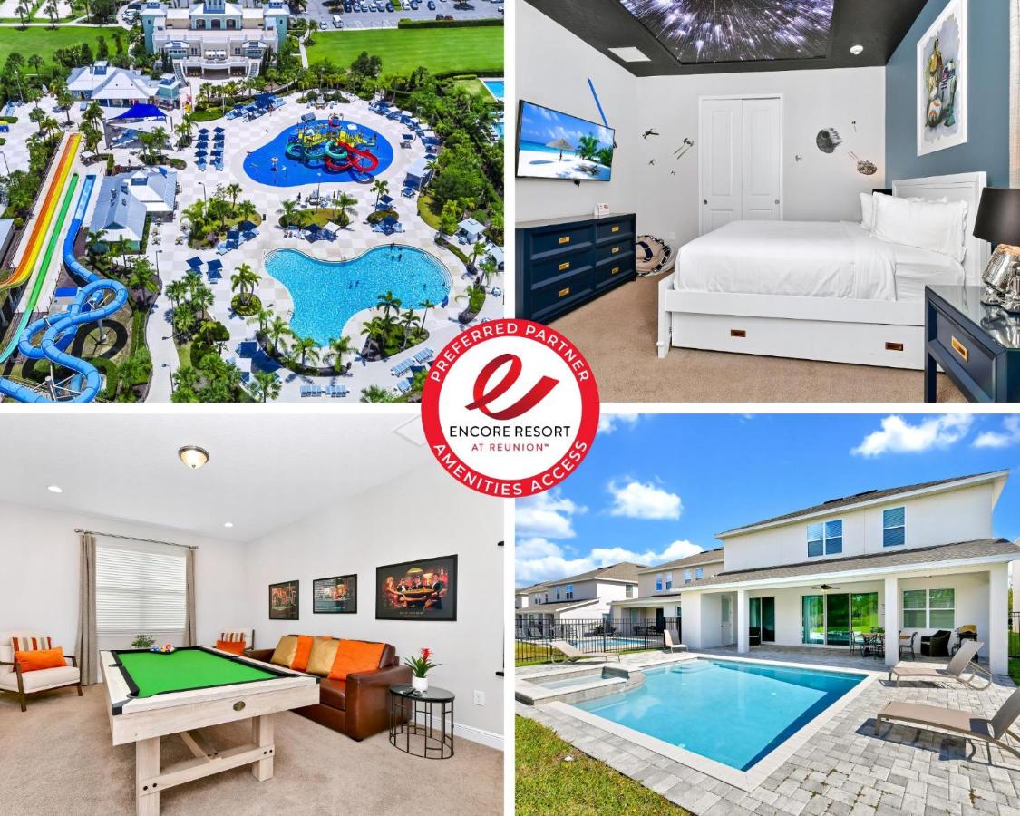 Vibrant Home Near Disney With Media Room, Themed Rooms, Game Room And Waterpark & Resort Access At Encore Resorts Reunion - 7450Mr - Chambres d’hôtes Kissimmee