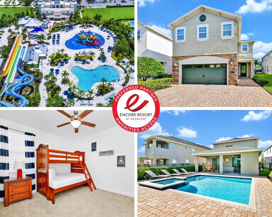 Inviting Home Near Disney With Private Pool And Waterpark & Resort Access At Encore Resorts Reunion - 7578Mr - Bed and Breakfast Kissimmee