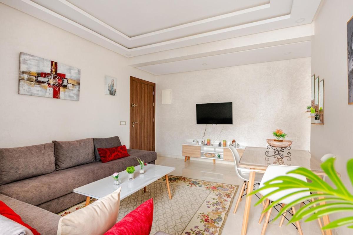 Grand Appartement de standing sécurisé, proche plage avec piscine privée - Ferienwohnung Bouznika