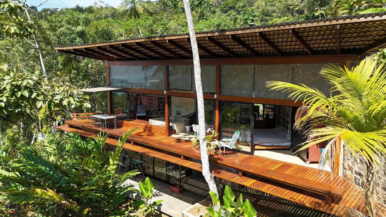 Mirante do Leo - Casa com Piscina Aquecida e Loft Exclusivo com Vista para o Mar - B&B Ubatuba