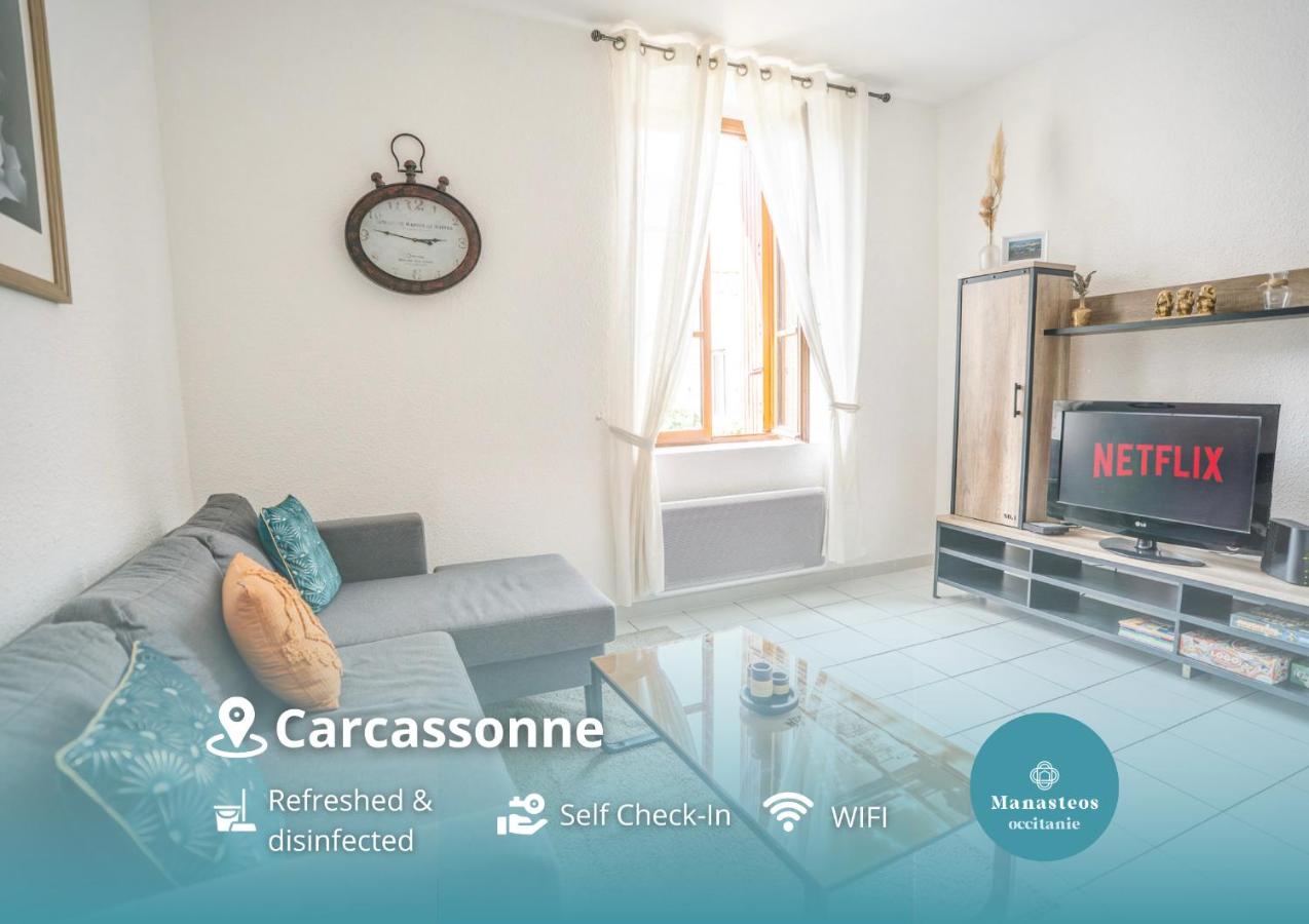 Charmant T2 au pied de la Cité de Carcassonne- AL - B&B Carcassonne