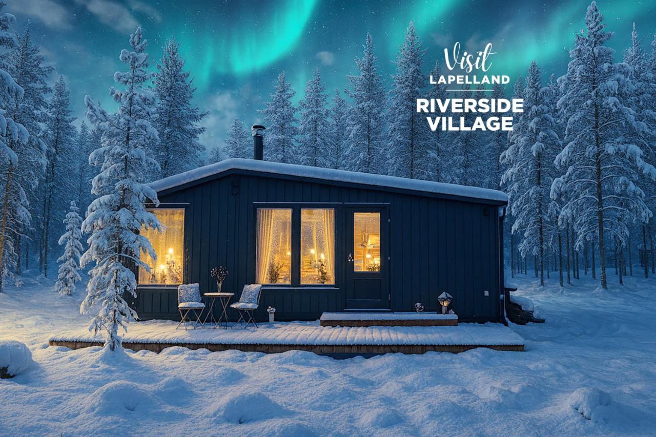 Landscape Cabin 12, KARPALO, Ylläs, Tiny Home with Sauna, Fireplace, BBQ, Wifi, Ski, Fishing, Pets OK - Chambres d’hôtes Äkäslompolo