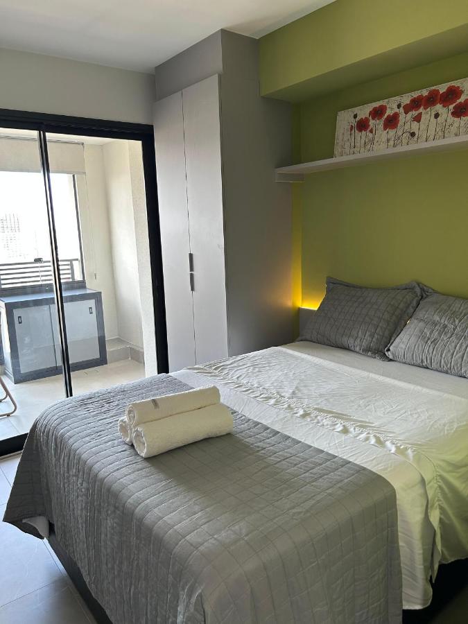 Alianz Parque a Pé - Studio Vista Iinda da Cidade - B&B São Paulo