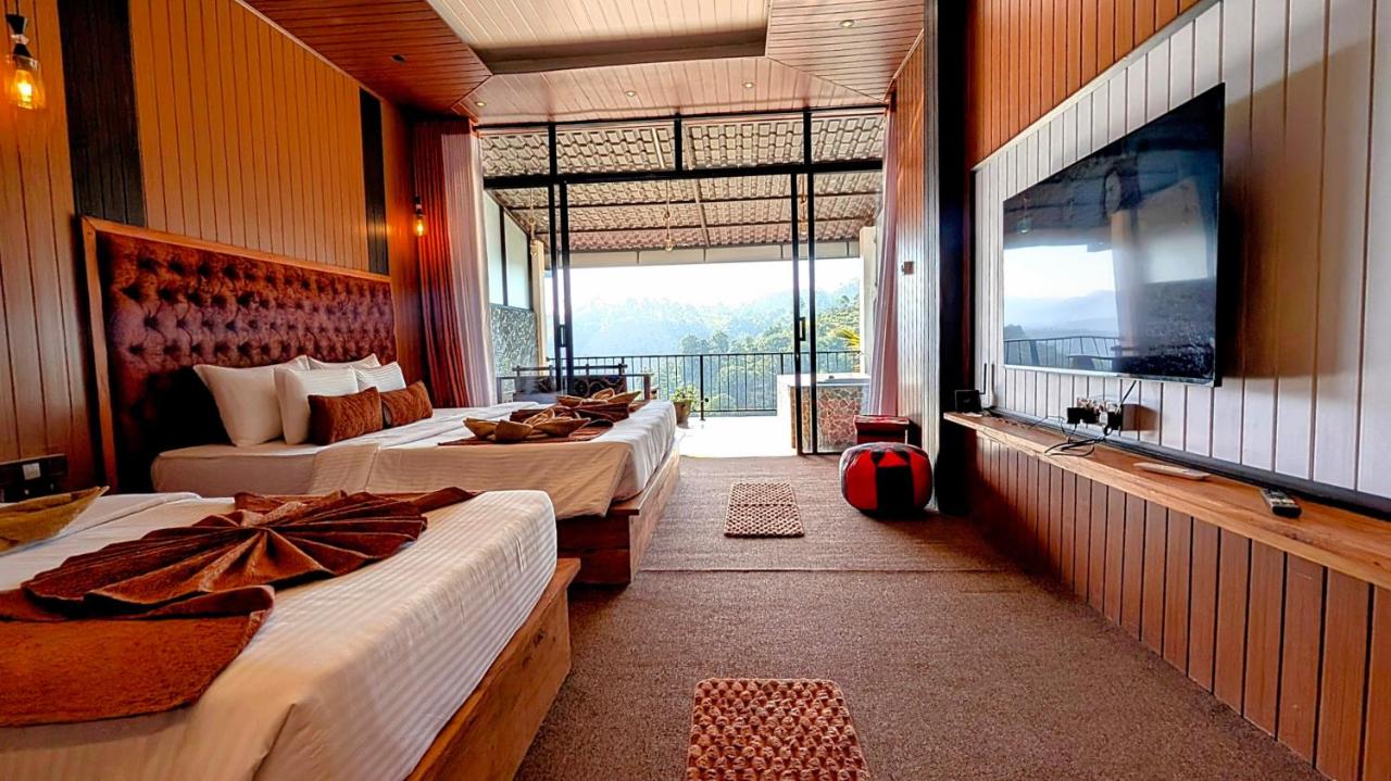 Driepersoonskamer met Uitzicht op de Bergen