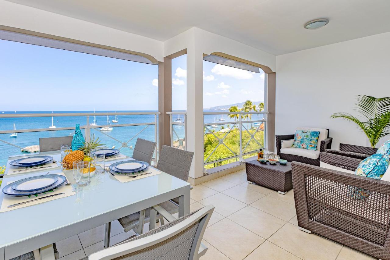 Appartement Bambou 2 chambres, vue mer et proche d'une plage - Bed and Breakfast Les Trois-Îlets