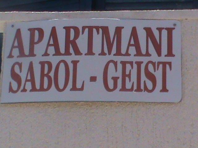 Apartments Sabol Geist - B&B