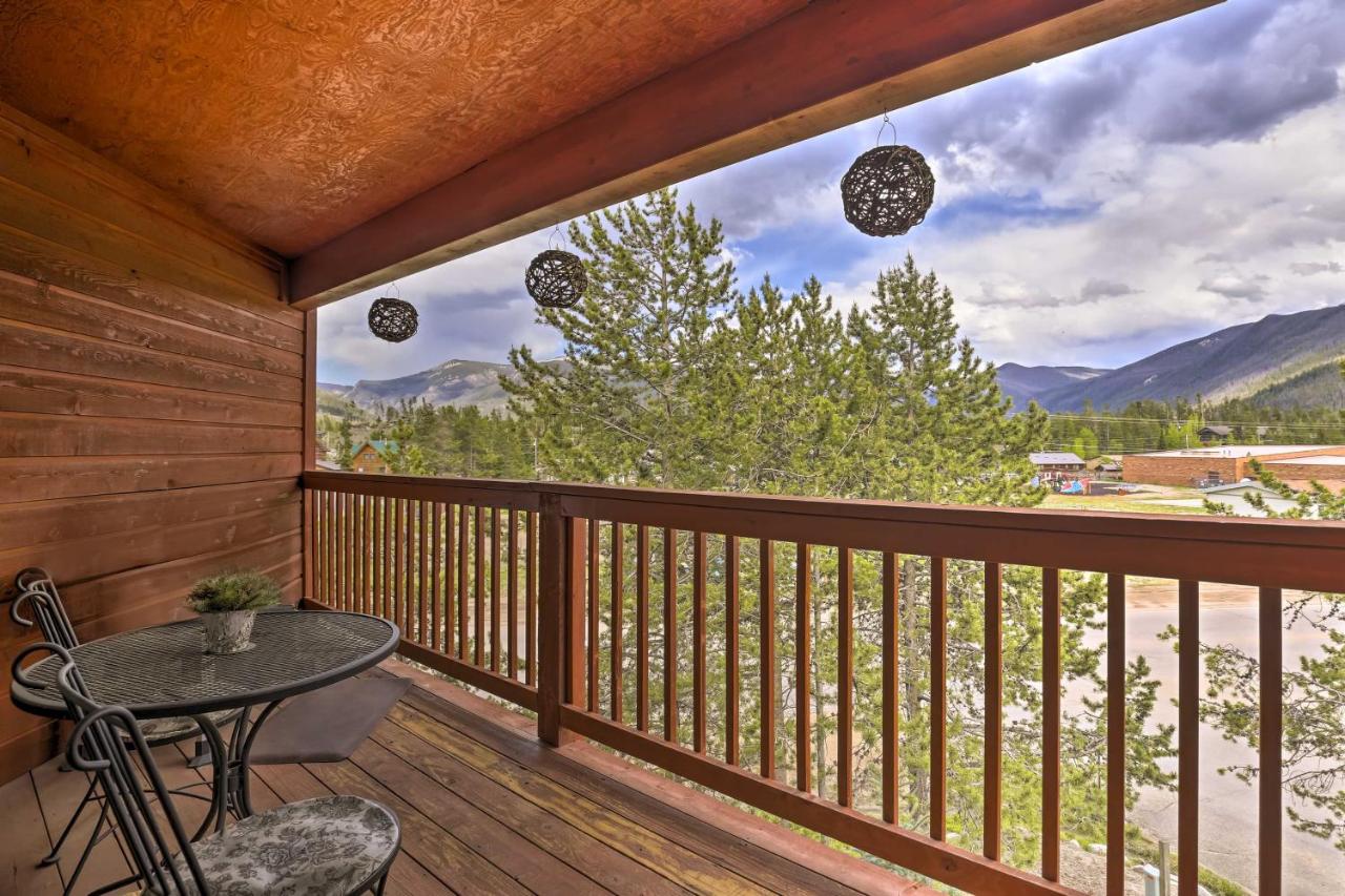 Steps to Grand Lake Condo with Deck and Mtn Views - B&B Grand Lake