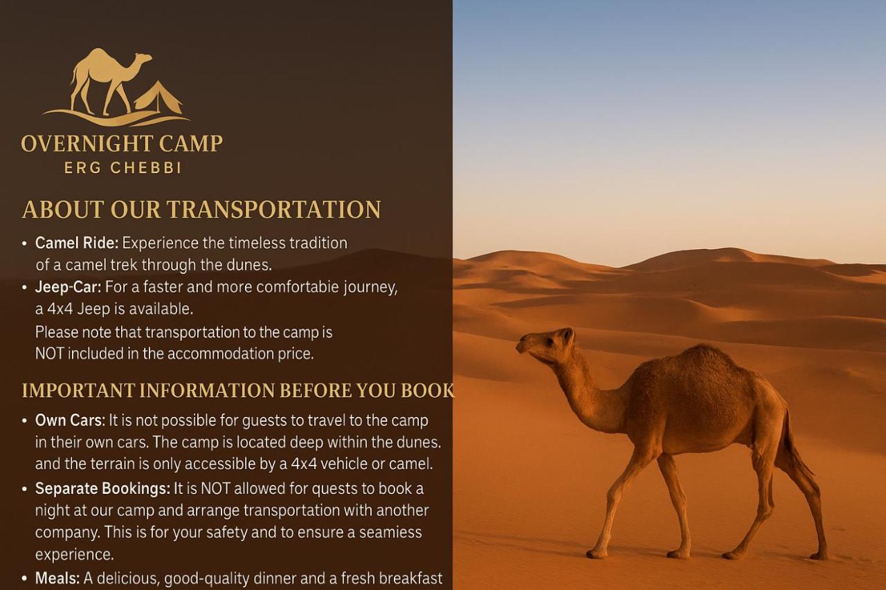 Overnight Camp Erg Chebbi - Ferienwohnung Merzouga