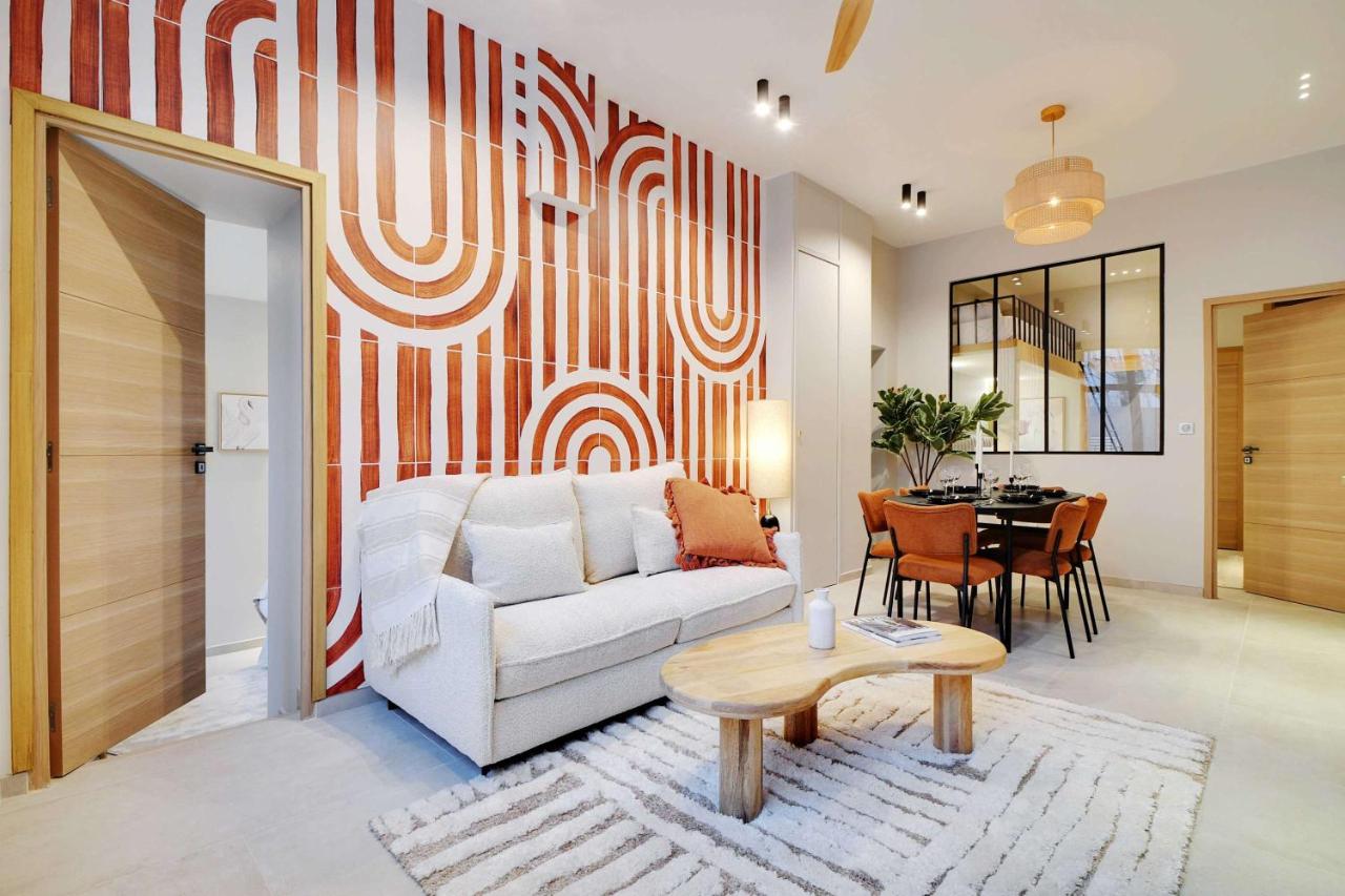 Modern flat - 2 bedrooms 7 people - Montmartre - B&B Parigi