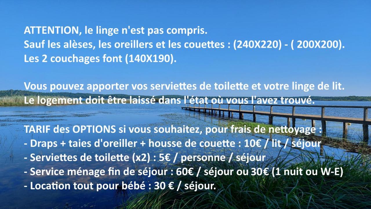 T2, 50m du lac, PISCINE, WIFI, jardin terrasse sans vis-à-vis, 1 à 4 pers - Bed and Breakfast Aureilhan