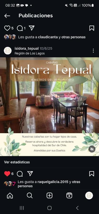 CABAÑAS ISITEPUAL 5 min aeropuerto y 10 min del centro - B&B Puerto Montt