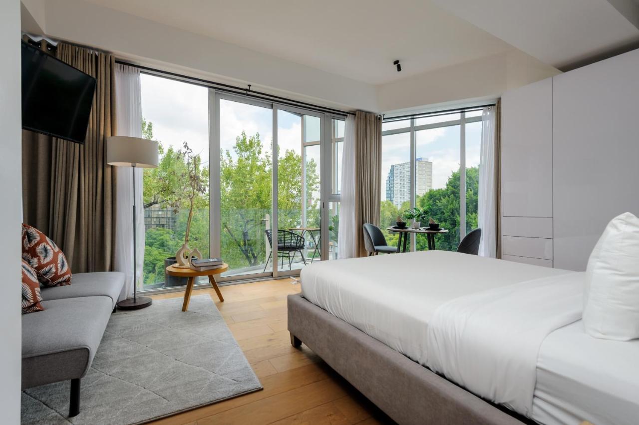 Posh Loft w/ Relaxing View in Roma Norte