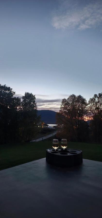 Nordic villa with outdoor jacuzzi and Aurora Borealis view - Bed and Breakfast Stornes