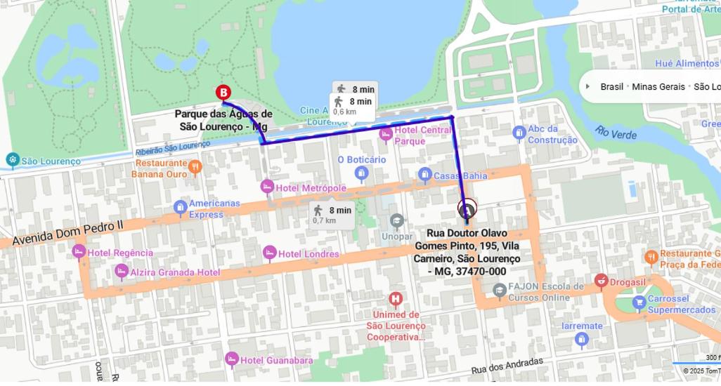 Pousada Encanto Das Águas - B&B São Lourenço