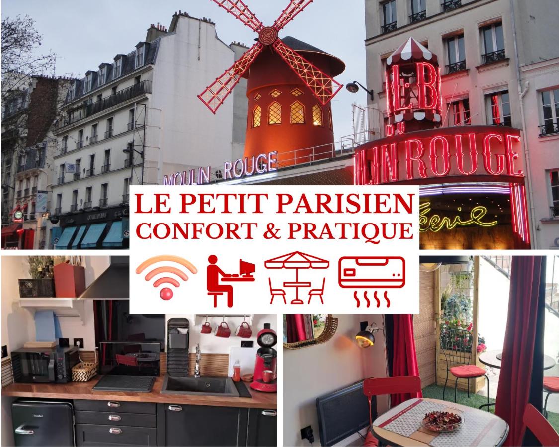 Le Petit Parisien- Bienvenue - Netflix - Terrasse - Parking - Porte de Paris - Climatisation - Guide visite à Paris OFFERT - B&B Pantin