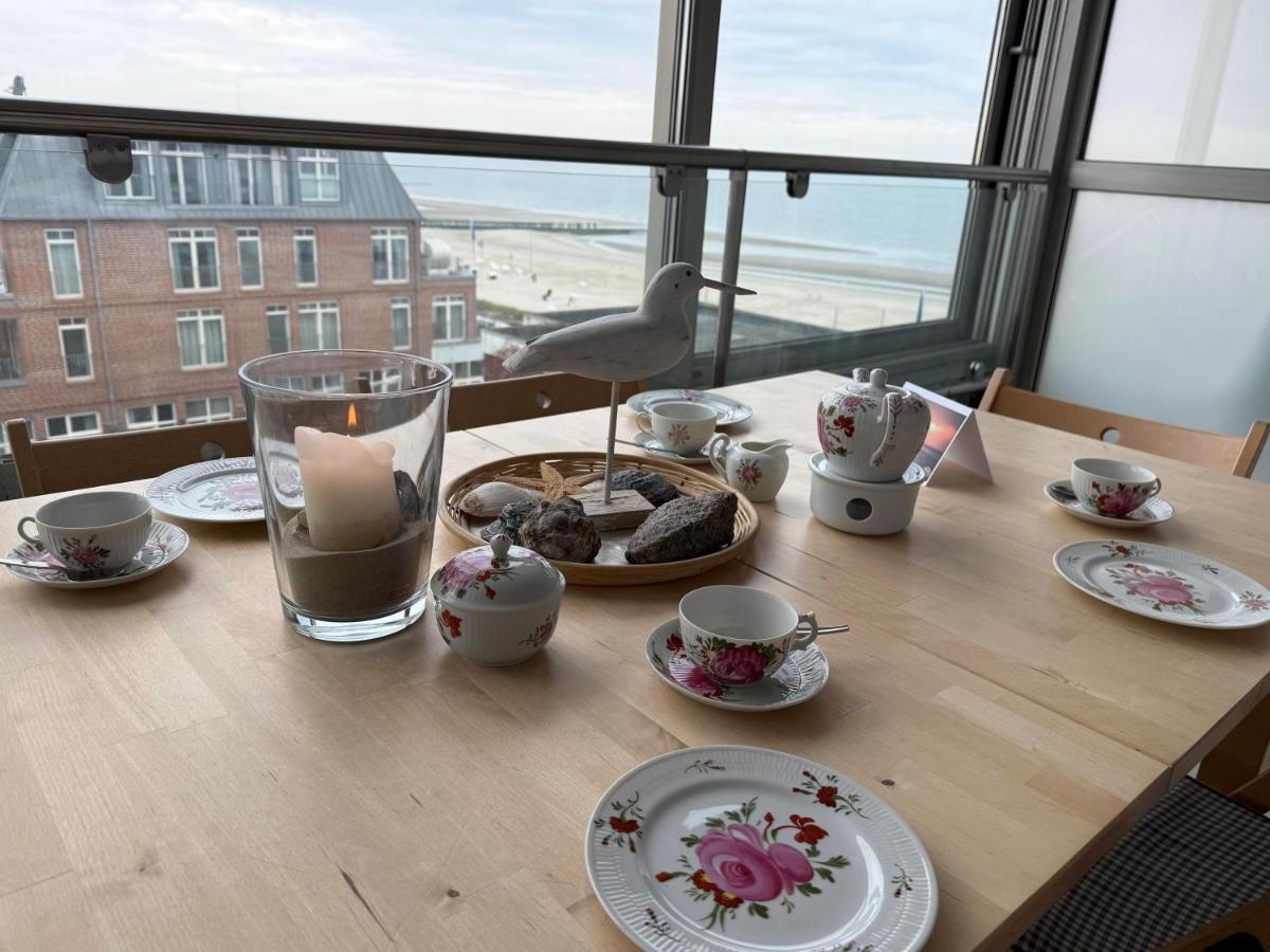 Haus Poseidon Seegang - mit Blick auf das Meer - Ferienwohnung Nordseeheilbad Wangerooge