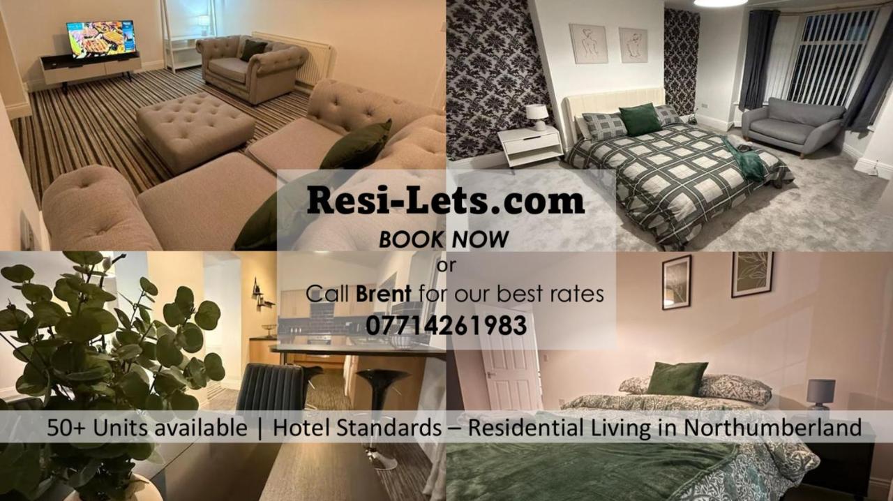 ResiLets - Newsham Road -Large 2 BR Short Stay Apartment for Holidays Contractors Visitors - Ferienwohnung Blyth