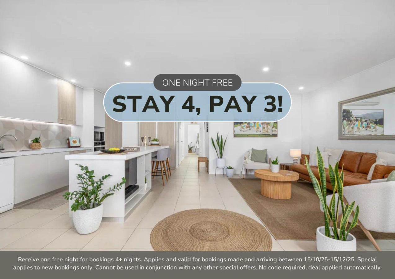 Luxe on the Beach Coastal Elegance with Rooftop - B&B Kingscliff