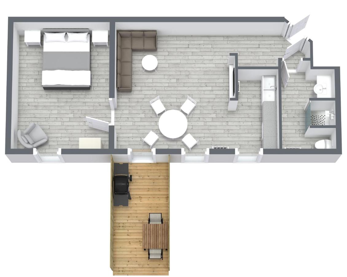 Appartement met Balkon