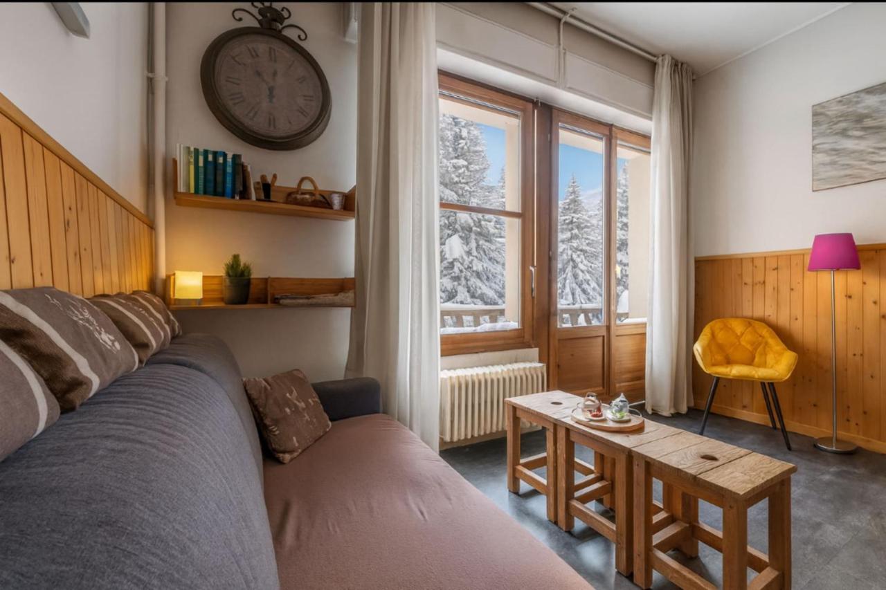Cosy 40m With Balcony In The Heart Of Chamonix - B&B Chamonix-Mont-Blanc