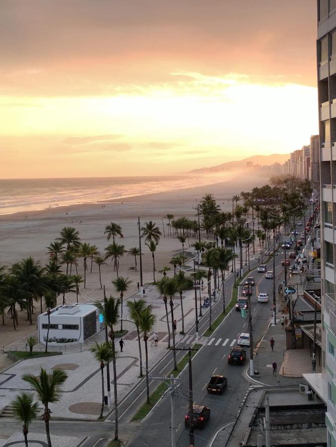 Frente ao Mar Guilhermina Vista Wi-fi Vaga Pet Praia Grande SP - Chambres d'hôtes Praia Grande